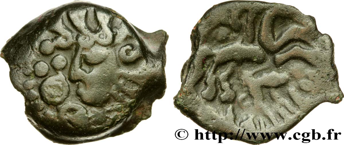 GALLIA BELGICA - SUESSIONES (Región de Soissons) Bronze DEIVICIAC, classe I MBC+