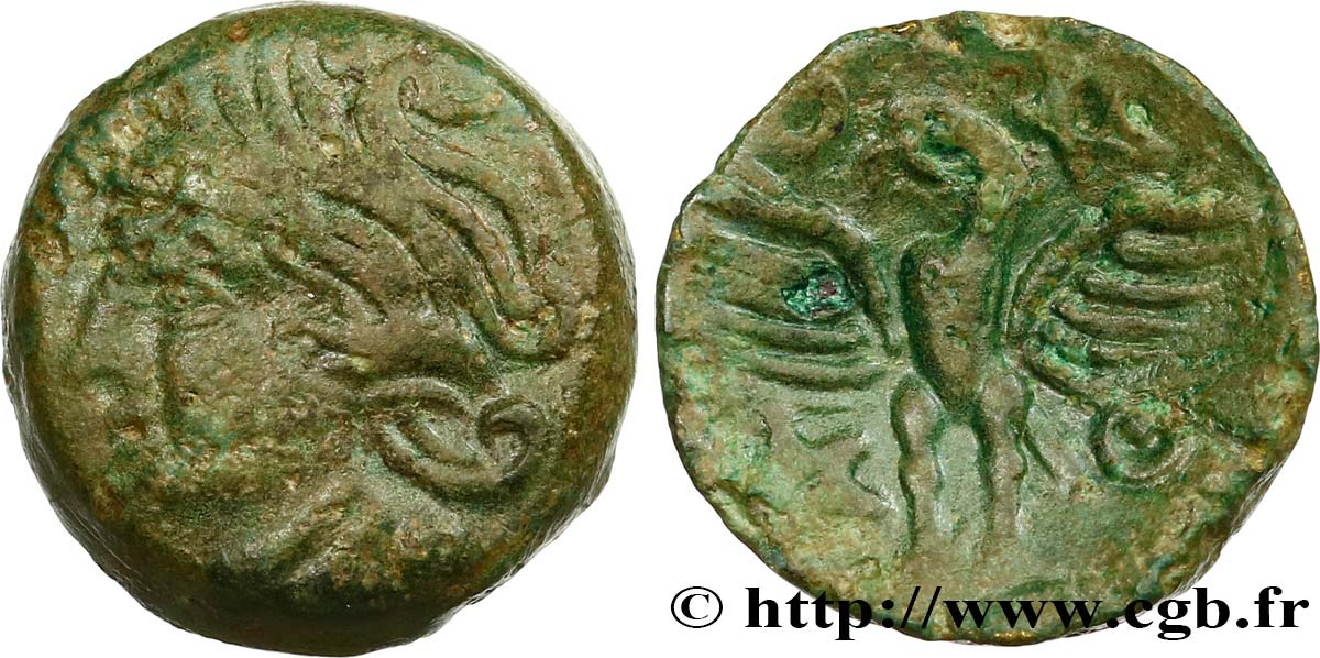 GALLIA - BITURIGES CUBI (Región de Bourges) Bronze VANDIINOS BC/MBC