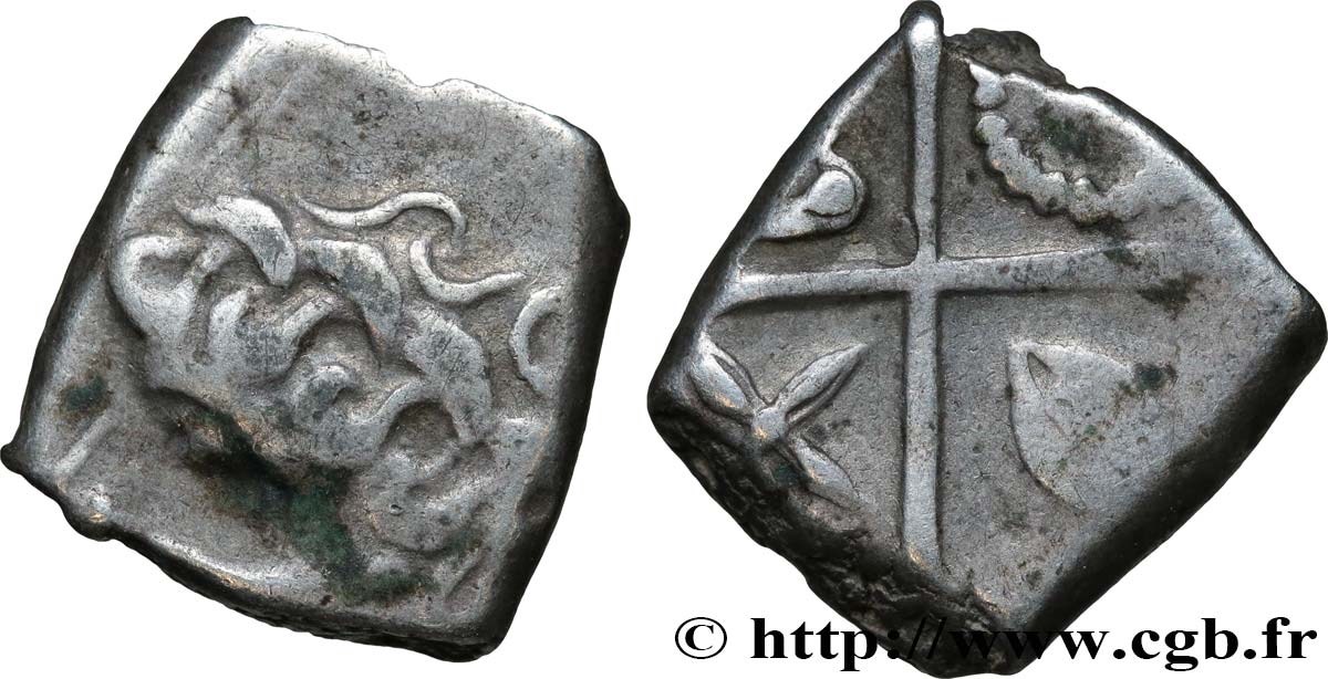 GALLIA - SOUTH WESTERN GAUL - PETROCORES / NITIOBROGES, Unspecified Drachme “au style flamboyant”, S. 151** XF