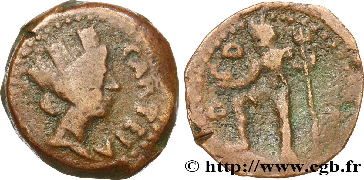 HISPANIA - BÆTICA - CARTEIA Unité de bronze CARTEIA BC