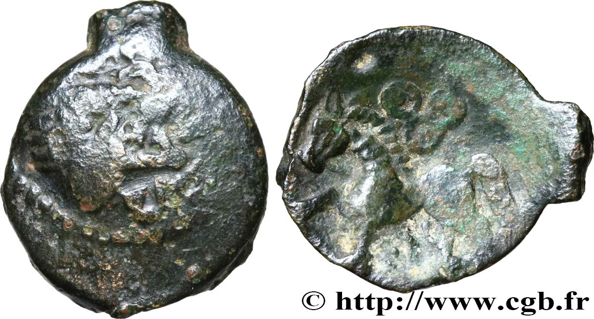 GALLIEN - BELGICA - MELDI (Region die Meaux) Bronze ROVECA, classe IIIc fSS