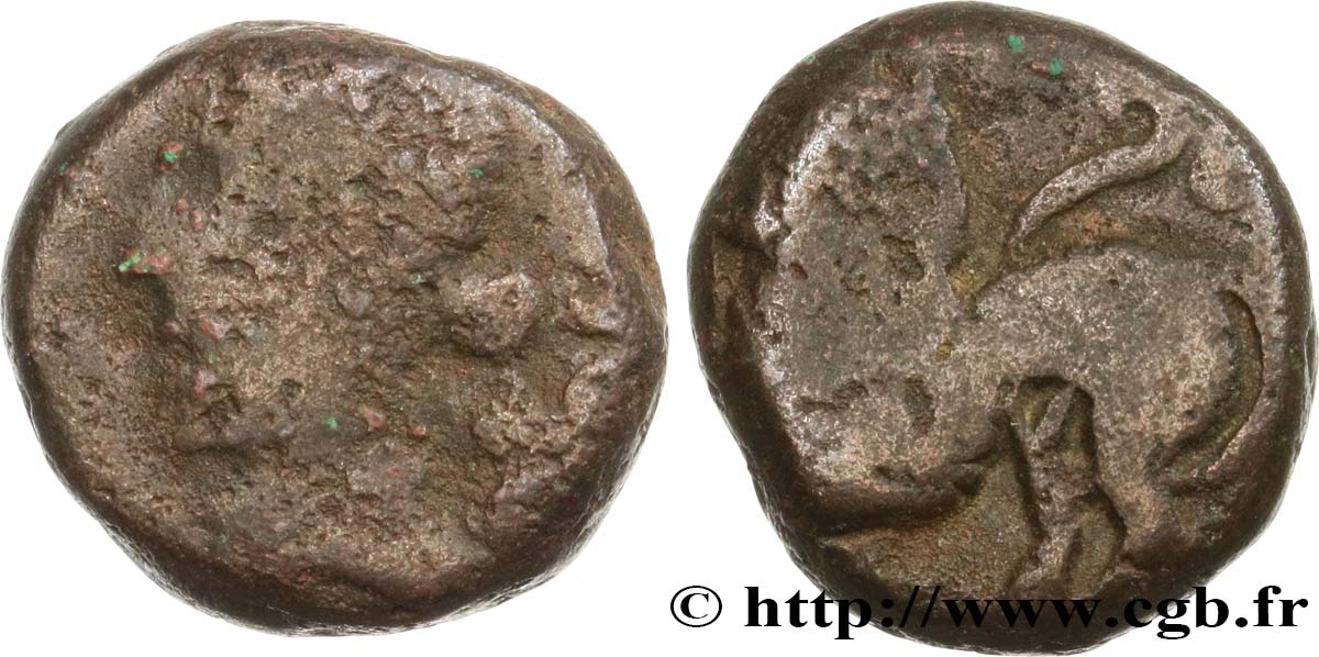 GALLIA BELGICA - REMI (Regione di Reims) Bronze ATISIOS REMOS, classe II MB