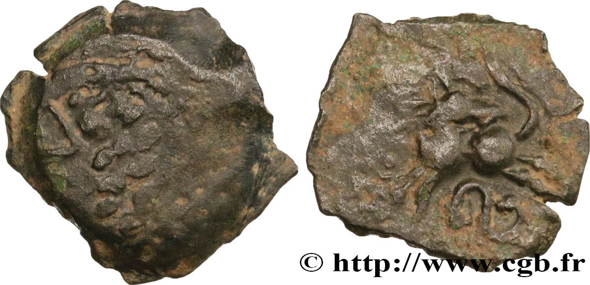 GALLIA BELGICA LINGONES (Regione di Langres) Bronze EKPITO q.BB