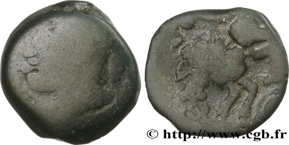 VIROMANDUI (Area of Vermandois) Bronze SOLLOS fS/S