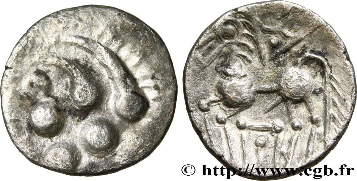 ELUSATES (Area of the Gers) Drachme “au cheval” XF