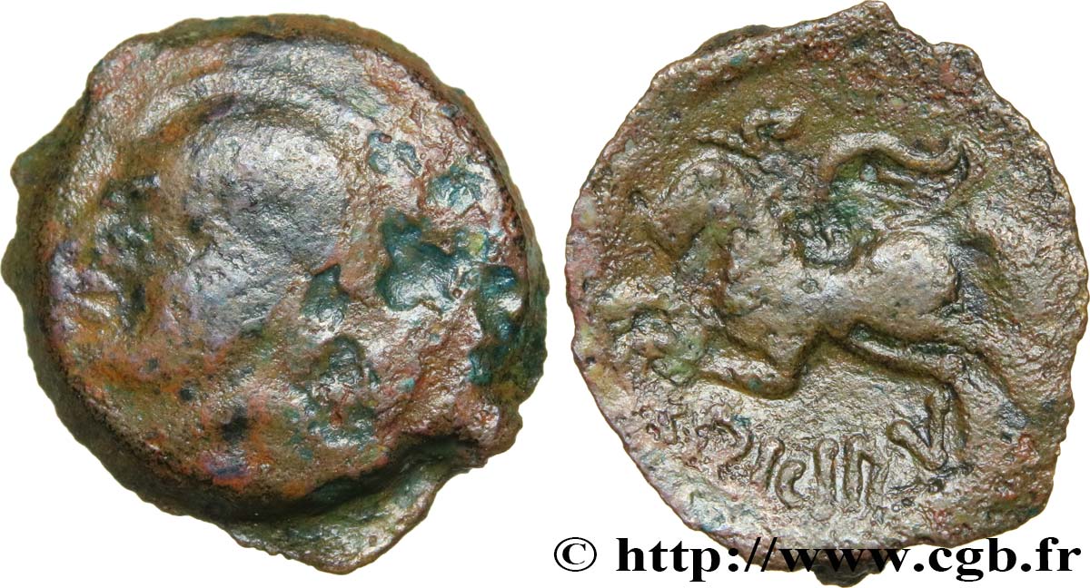 GALLIA BELGICA - SUESSIONES (Regione de Soissons) Bronze CRICIRV MB/q.BB