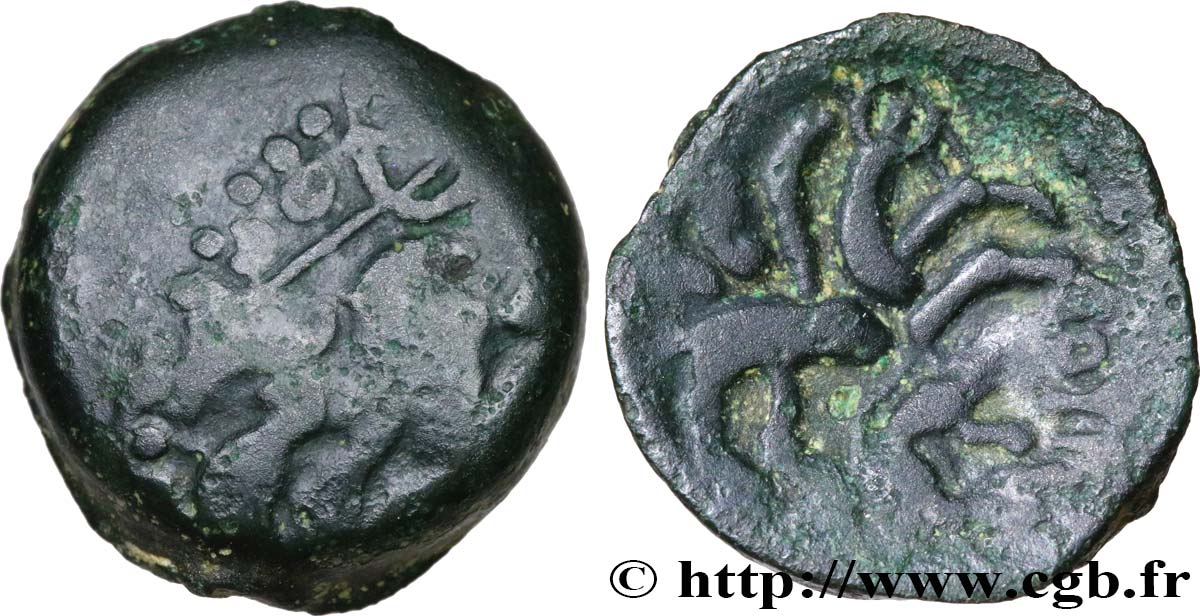 GALLIEN - BELGICA - SUESSIONES (Region die Soissons) Bronze DEIVICIAC, classe I fVZ