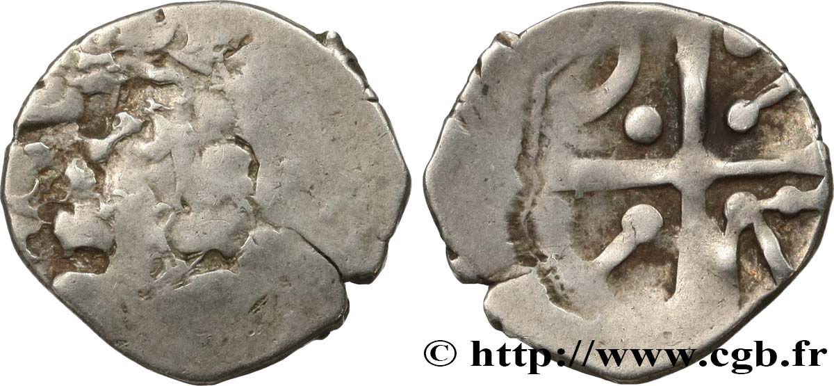CADURQUES (région de Cahors) Drachme “du type de Cuzance”, imitation du type triangulaire S. 142 TB+