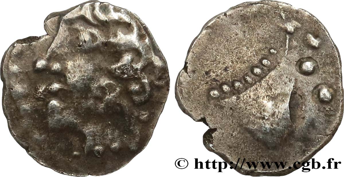 GALLIA - NEDENES (oppidum of Montlaures) Obole à la tête de cheval XF