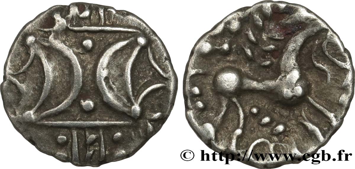 ICENI - ICÉNIENS Unité ou denier en argent “East-Anglian type” TTB+