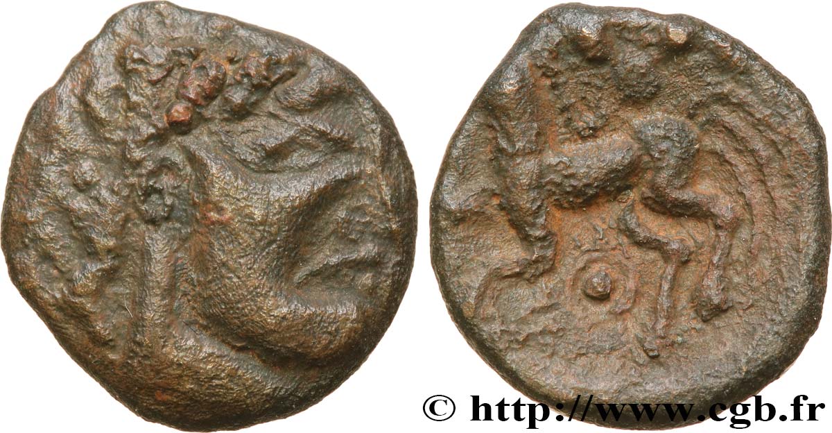 AMBIANI (Area of Amiens) Bronze au cheval, BN 8430 XF