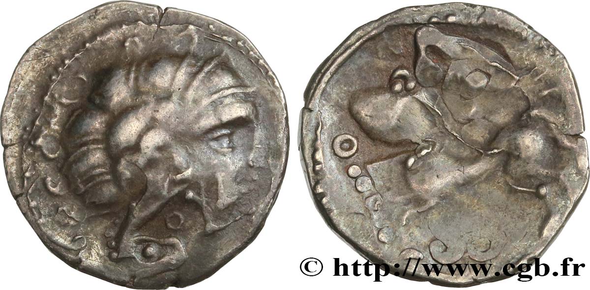TREASURE OF BRIDIERS (CREUSE) Drachme surfrappée XF/VF