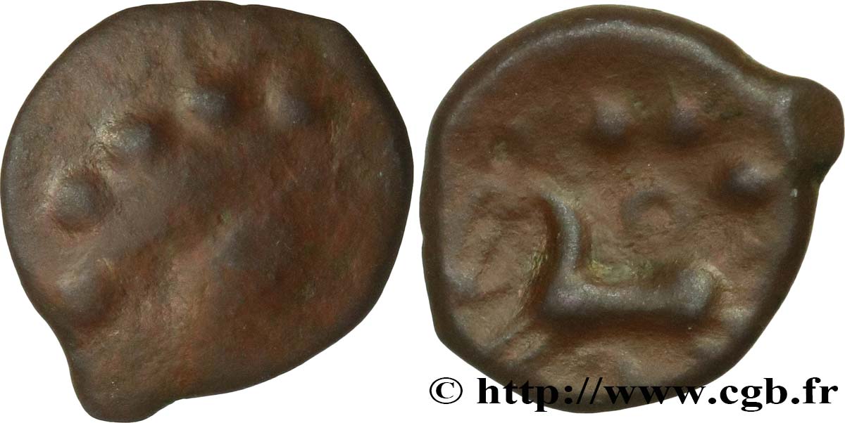 GALLIA BELGICA - REMI (Regione di Reims) Bronze au cheval et aux annelets q.BB