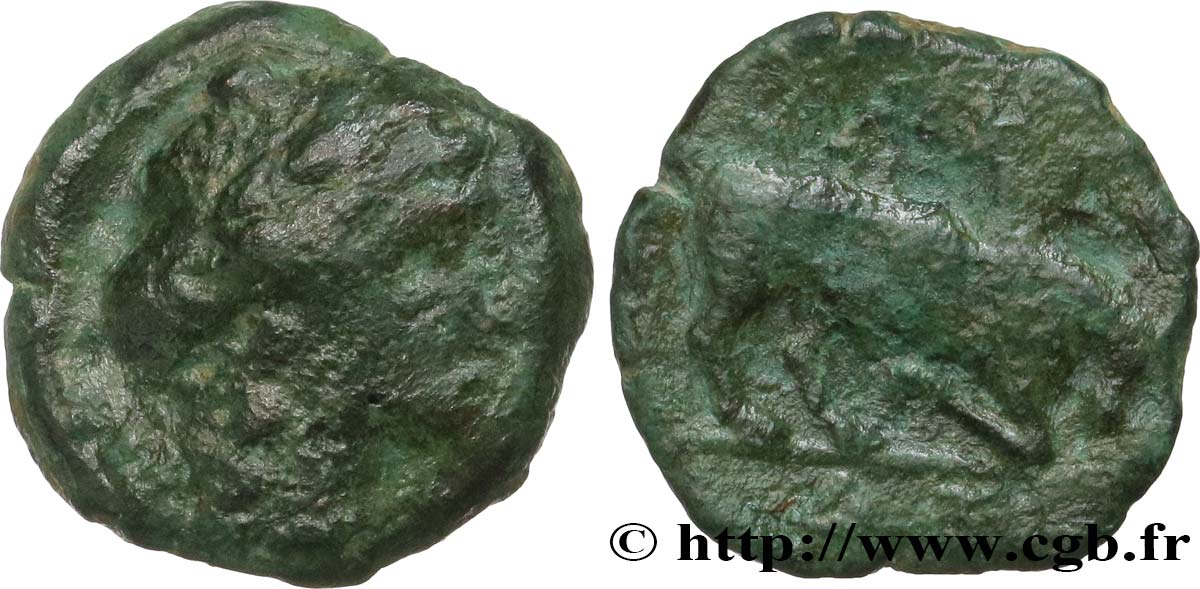 MASSALIA - MARSEILLES Bronze au taureau (hémiobole ?) MB