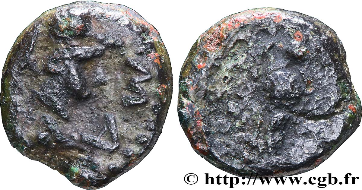 MASSALIA - MARSEILLE Bronze au guerrier ou au “Minerve en pied” TB+