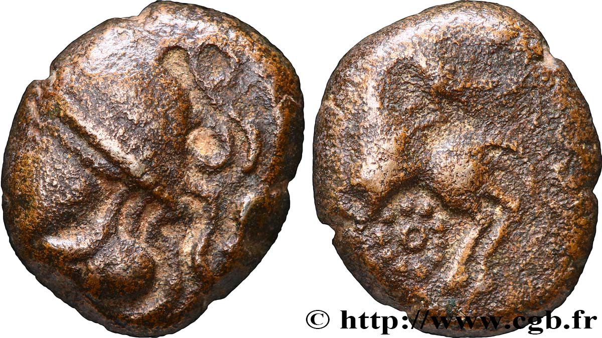 GALLIEN - BELGICA - LEUCI (Region die Toul) Bronze MATVGIINOS fSS