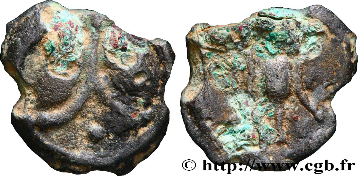 Gallia Belgica Paris Area Pc 04 06 Potin Dit A L Y Stylise Bga Celtic Coins