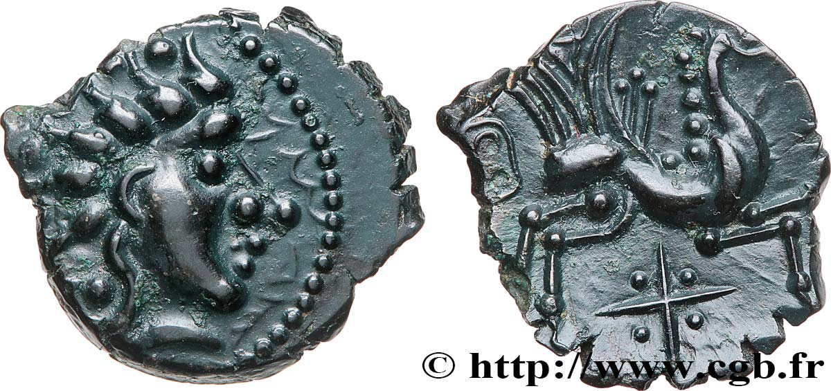 GALLIA - CARNUTES (Beauce area) Bronze au pégase MS