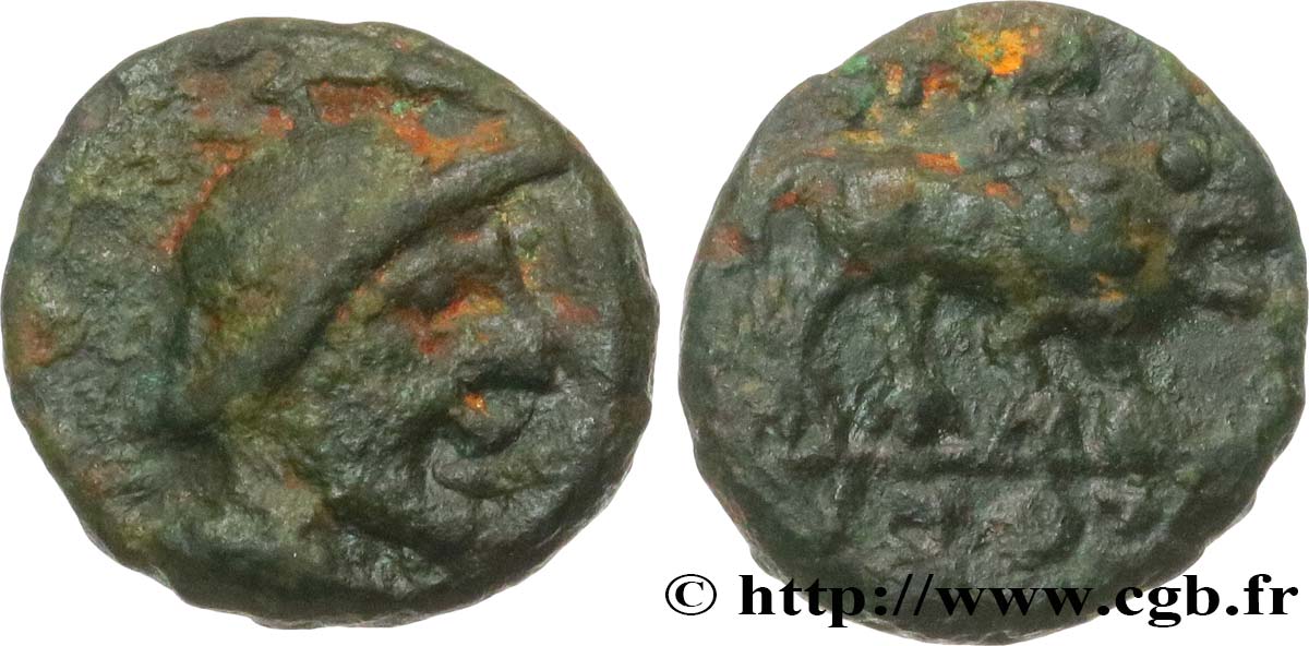 MASSALIA - MARSEILLE Petit bronze au lion XF/AU