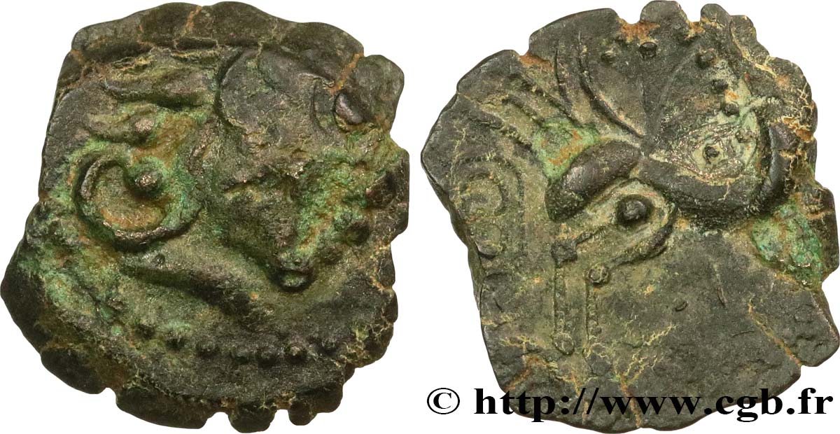 GALLIA - CARNUTES (Región de la Beauce) Bronze au pégase BC+