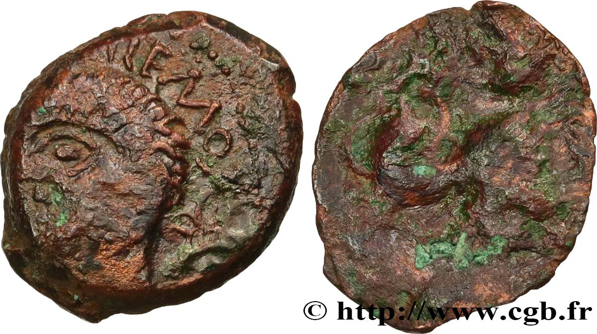 GALLIEN - BELGICA - REMI (Region die Reims) Bronze ATISIOS REMOS, classe II fSS