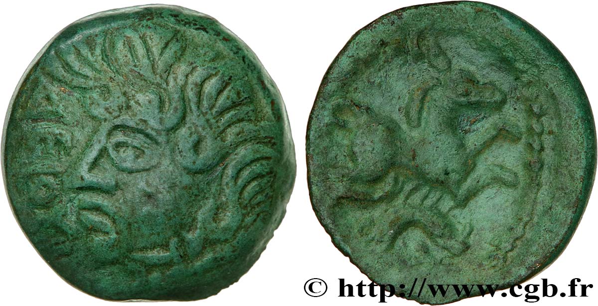 GALLIA BELGICA - SUESSIONES (Regione de Soissons) Bronze DEIVICIAC, classe II q.SPL