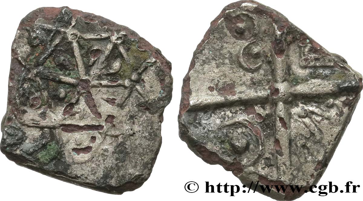 GALLIA - SUDOVESTE DELLA GALLIA - CADURCI (Regione di Cahors) Drachme au pentagone lobé q.BB