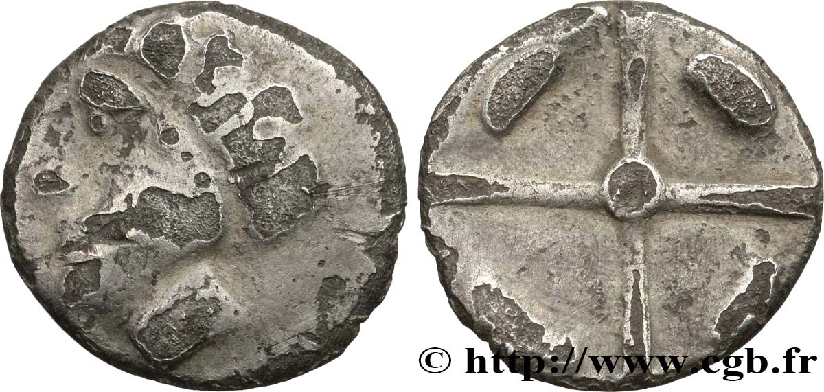 GALLIA - SOUTH WESTERN GAUL - LONGOSTALETES (Area of Narbonne) Drachme “au style languedocien”, S. 336 VF