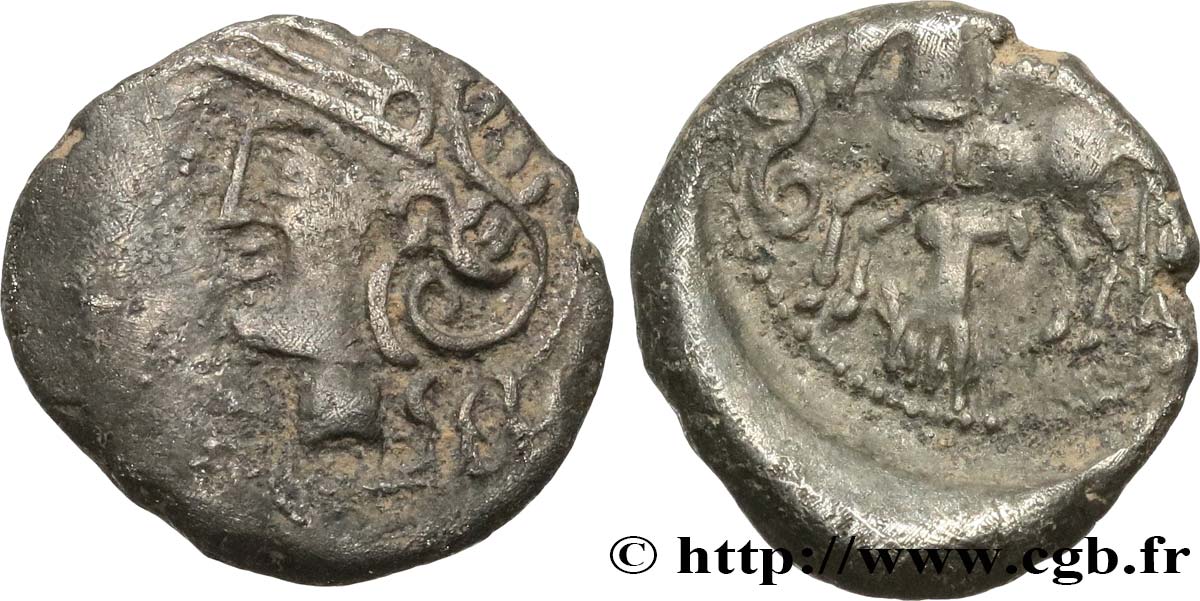 GALLIA BELGICA - LINGONES (Area of Langres) Denier CONTE VF/XF