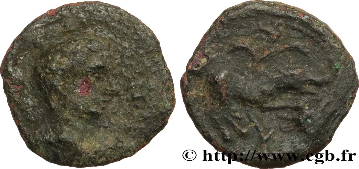 GALLIA - SANTONES / MID-WESTERN, Unspecified Bronze CONTOVTOS (quadrans) VF