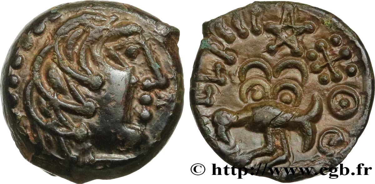 SÉNONS (région de Sens) Bronze YLLYCCI à l’oiseau SUP