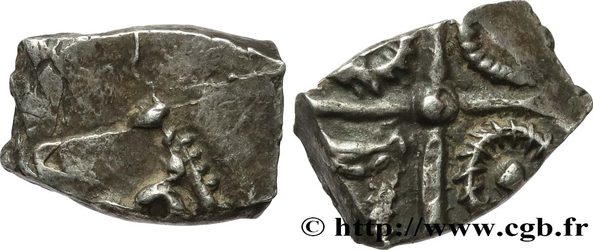 GALLIA - SUDOVESTE DELLA GALLIA - RUTENI (Regione di Rodez) Drachme “du type de Goutrens” - S. 264 BB/SPL