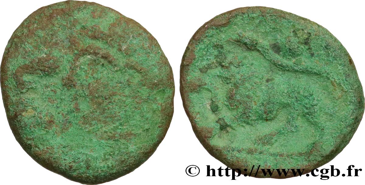 GALLIA BELGICA - AMBIANI (Area of Amiens) Bronze “aux abeilles” VF