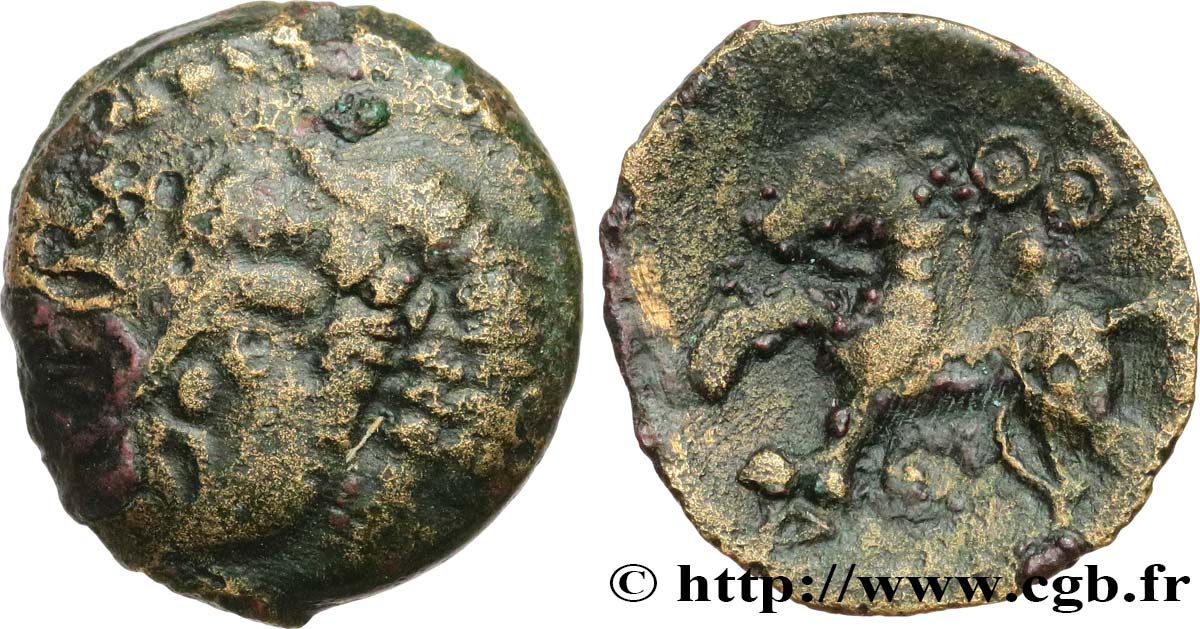 GALLIA BELGICA - MELDI (Area of Meaux) Bronze ROVECA, classe IIIb VF