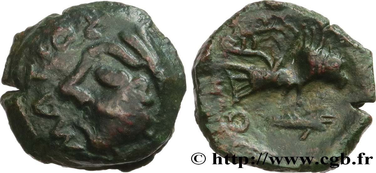 VELIOCASSES (Regione di Normandia) Bronze à la légende MATIOS BB