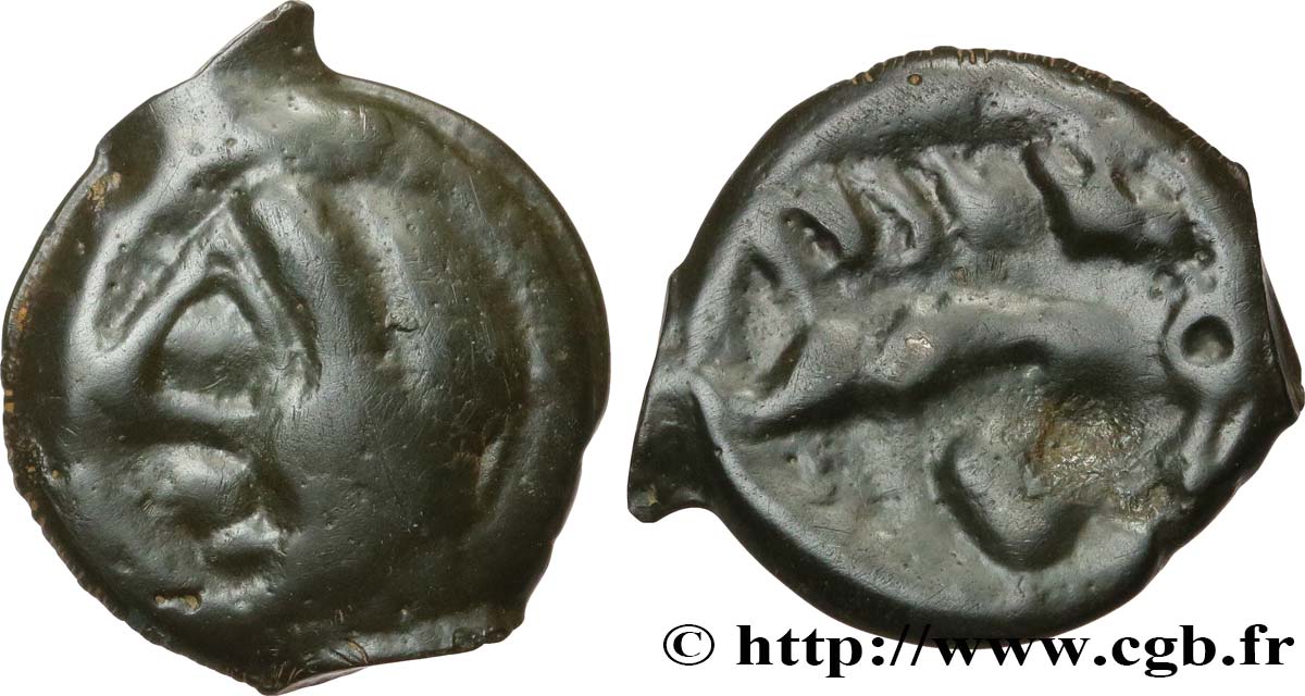 HAUTE ET MOYENNE SEINE Potin au sanglier et à la tête coupée TTB