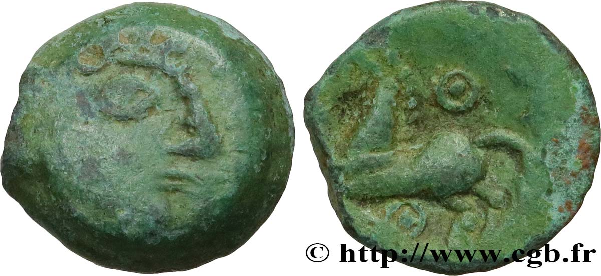 GALLIA BELGICA - REMI (Región de Reims) Bronze à la légende supposée KALOY BC