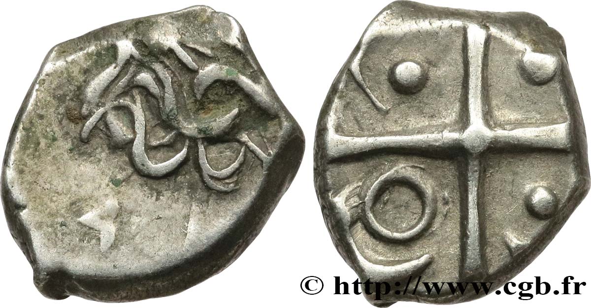 GALLIA - SOUTH-WESTERN GAUL - TOLOSATES (Area of Vieille-Toulouse) Drachme “à la tête négroïde”, S. 75 XF