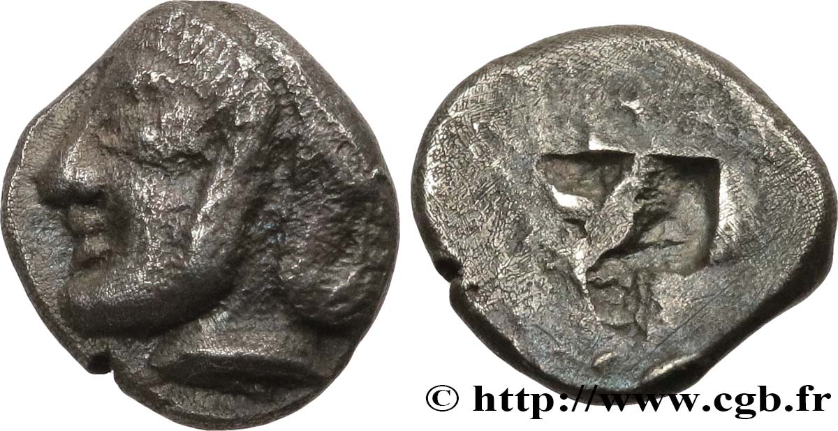 MASSALIA - MARSEILLE Trois-quarts de litra du type du trésor d Auriol à la tête d Athéna TTB