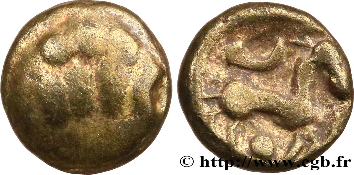 RÈMES (Région de Reims) Quart de statère “aux segments de cercles” TTB