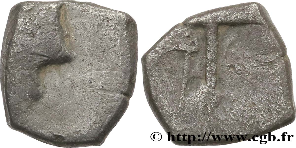 GALLIA - SOUTH WESTERN GAUL - PETROCORII (Area of Perigueux) Drachme  type de Belvès , indéterminée VG/F