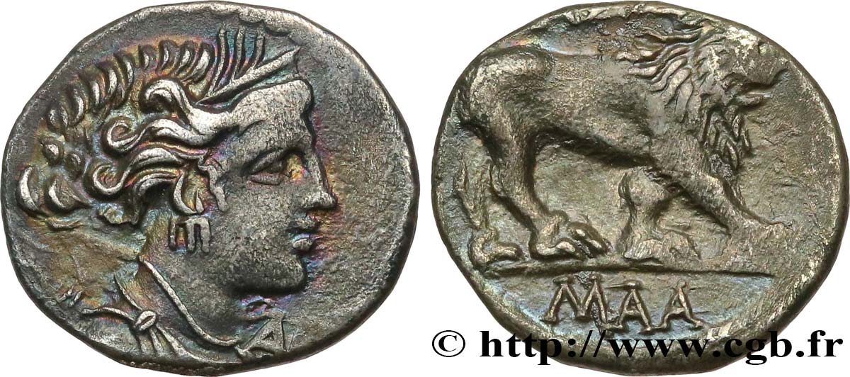 MASSALIA - MARSEILLE “Drachme légère” ou tétrobole SUP
