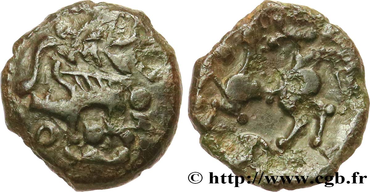 GALLIA - AULERCI EBUROVICES (Regione d Evreux) Bronze au sanglier q.BB