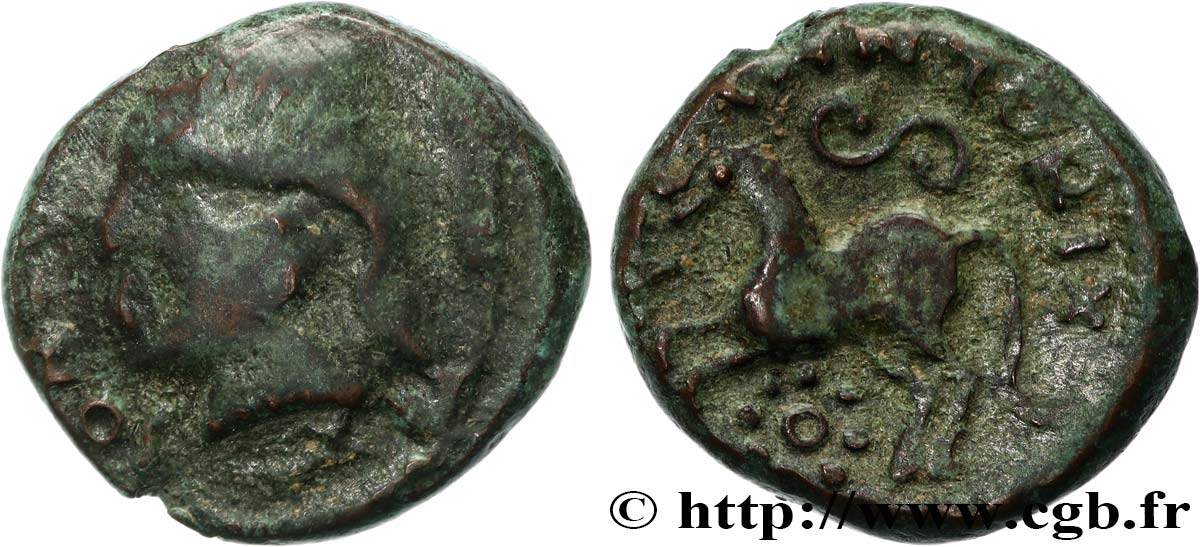 GALLIA BELGICA - SEQUANI (Area of Besançon) Bronze TVRONOS / CANTORIX VF/VF