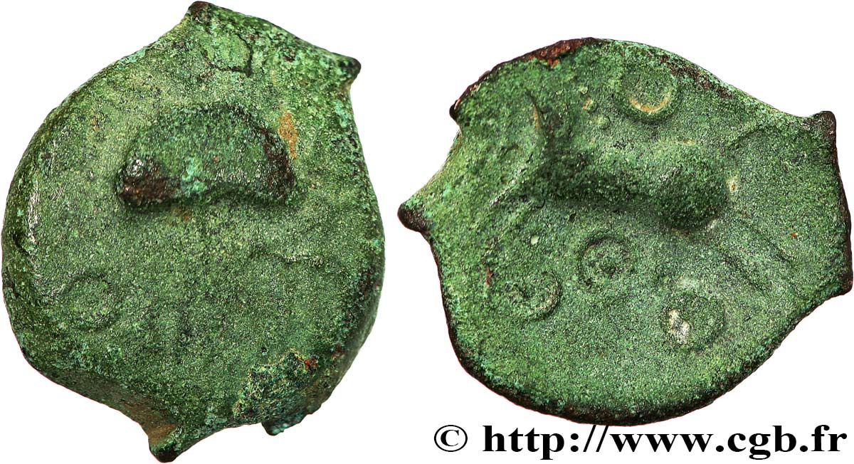 GALLIEN - BELGICA - REMI (Region die Reims) Bronze au cheval et aux annelets S/fSS