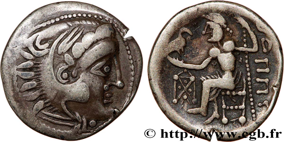 DANUBIAN CELTS - IMITATIONS OF THE TETRADRACHMS OF ALEXANDER III AND HIS SUCCESSORS Drachme, imitation du type de Philippe III AU/XF