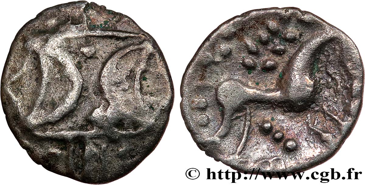 ICENI - ICÉNIENS Unité ou denier en argent “East-Anglian type” TB/TTB