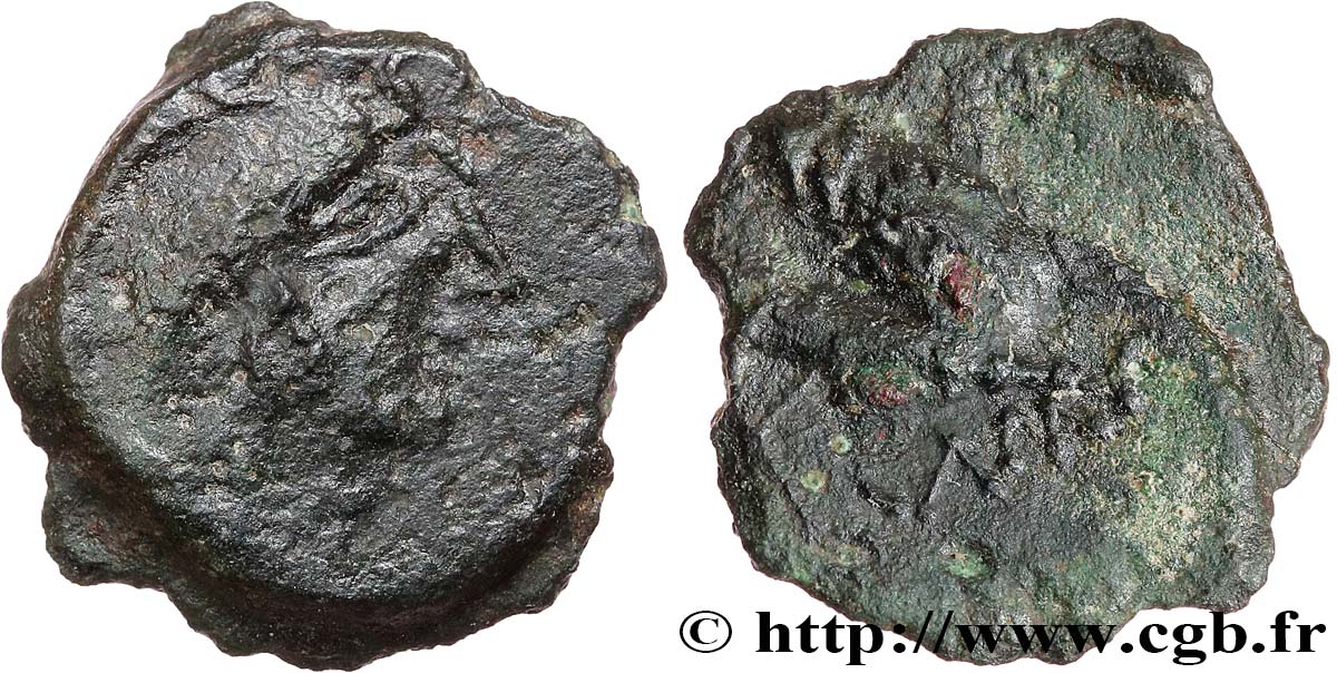 GALLIA - BITURIGES CUBI (Región de Bourges) Bronze CAMBIL RC/BC
