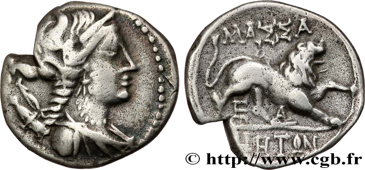 MASSALIA - MARSEILLES “Drachme légère” ou tétrobole BB