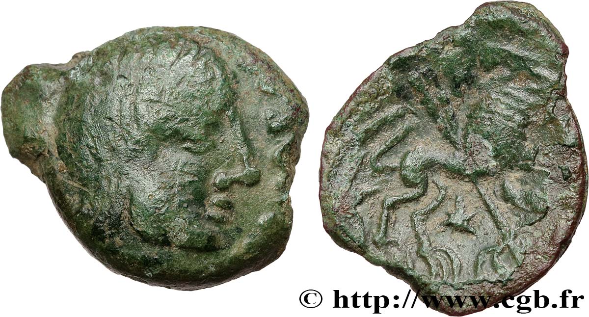 LEXOVII (Area of Lisieux) Bronze CISIAMBOS au lion BC/BC+